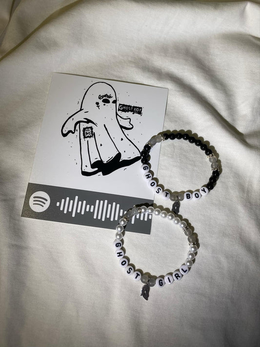 Ghost Boy Ghost Girl Matching Bracelets