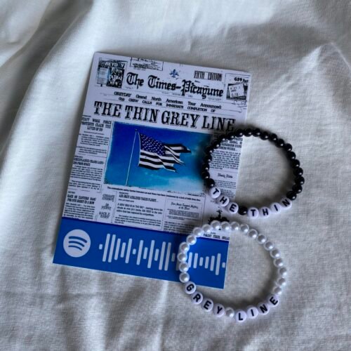 The Thin Grey Line Matching Bracelets