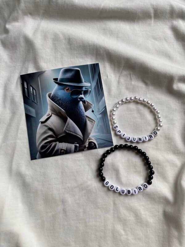 Spijuniro Golubiro matching bracelets
