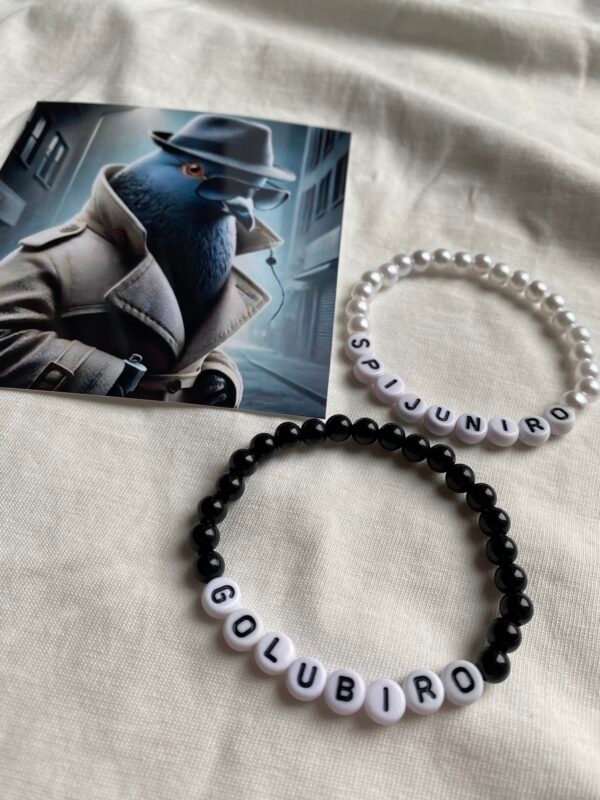 Spijuniro Golubiro matching bracelets