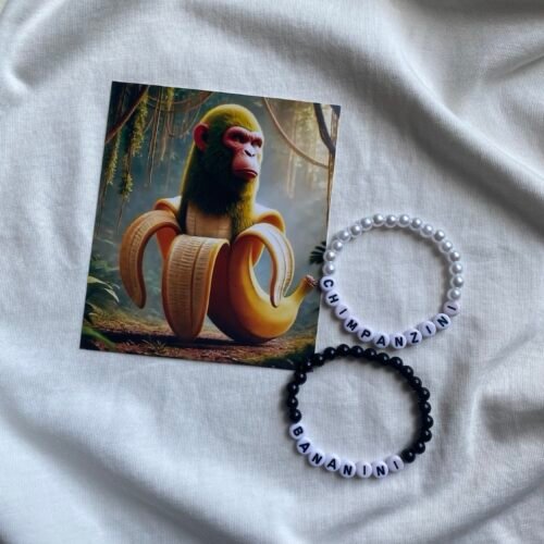 Chimpanzini Bananini matching bracelets