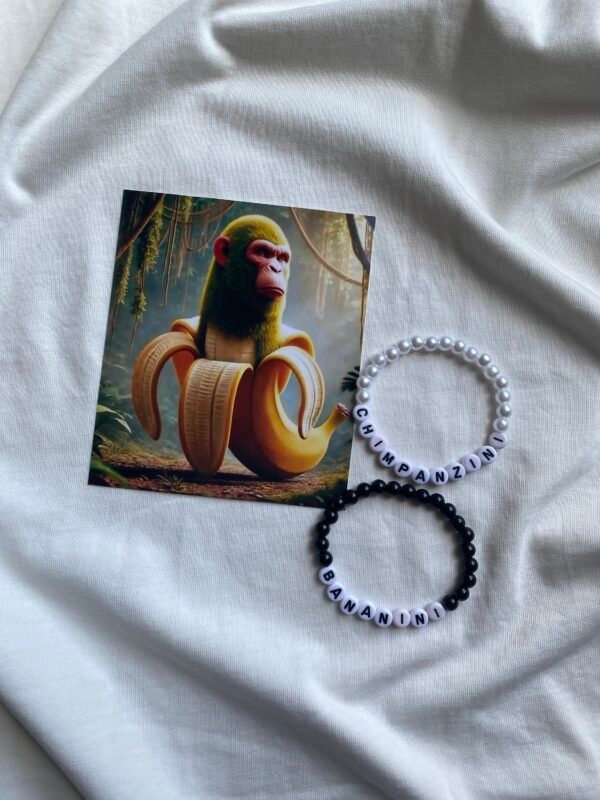 Chimpanzini Bananini matching bracelets