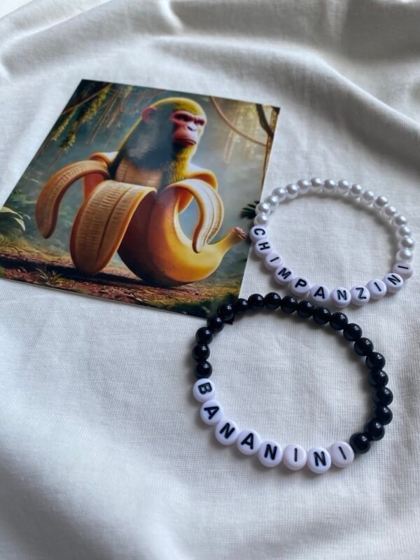 Chimpanzini Bananini matching bracelets